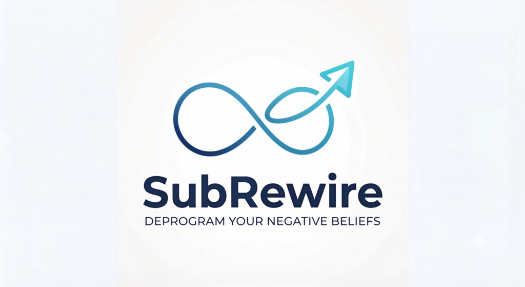 SubRewire app logo, rewiring limiting beliefs